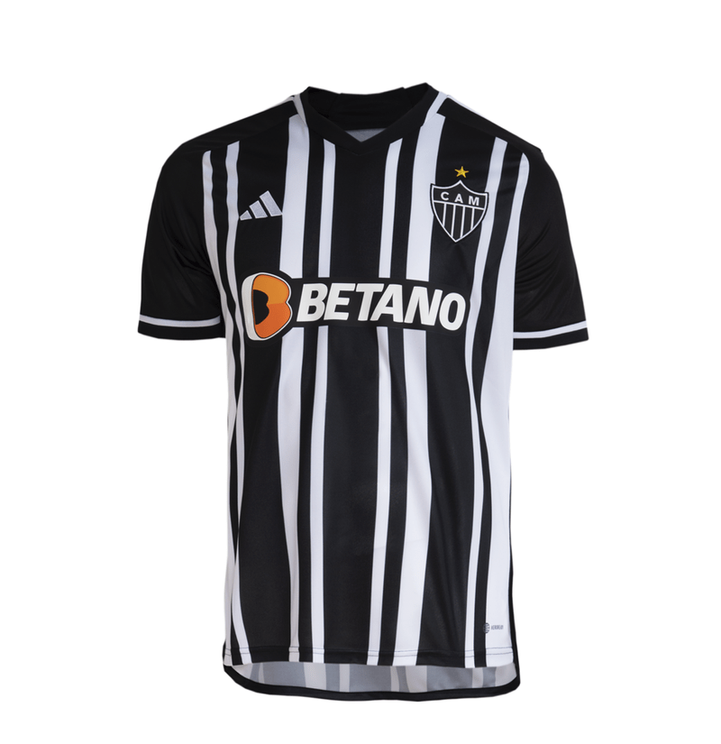 Camisa Atlético Mineiro I 23/24 Torcedor Masculina - Preto e Branco