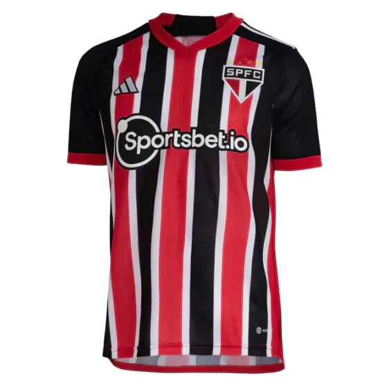 Camisa São Paulo II 23/24 - Torcedor Masculina - Vermelho e Preto