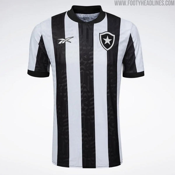 Camisa Botafogo l 23/24 Torcedor Masculina - Preta e Branca